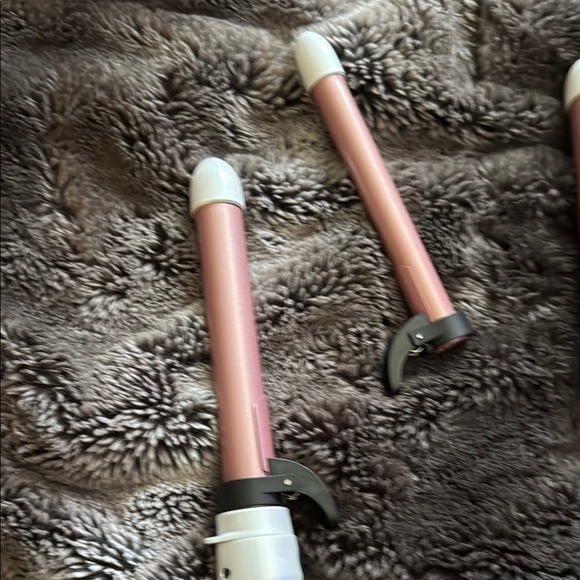 Pink Hair Curling Wand Set - Picture 4 of 5